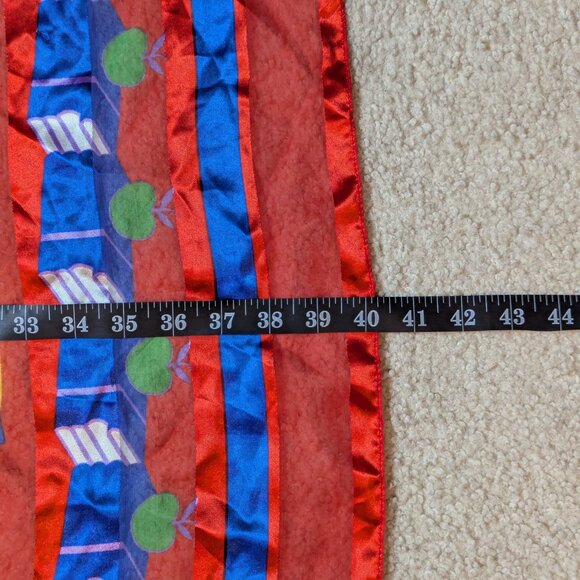 Apexx Collection Corp Square Multicolor School/Teacher Scarf 40" x 40" - Picture 8 of 9